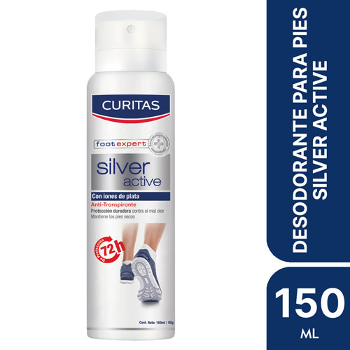 DESODORANTE DE PIES SILVER A.150ml (48574)