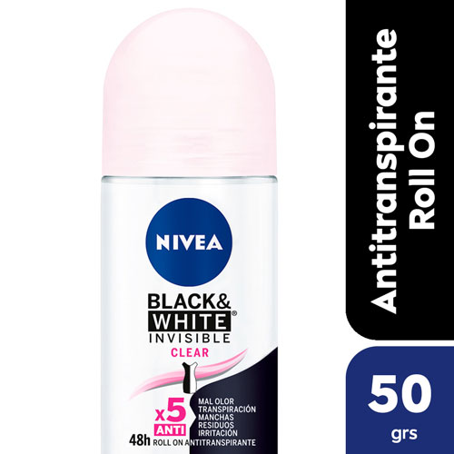 ROLL ON INVISIBLE B&W CLEAR 50ml (82240)