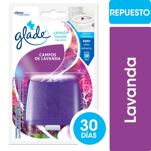 GLADE CANASTA LIQUIDA REP LAVANDA 50 ML (835)