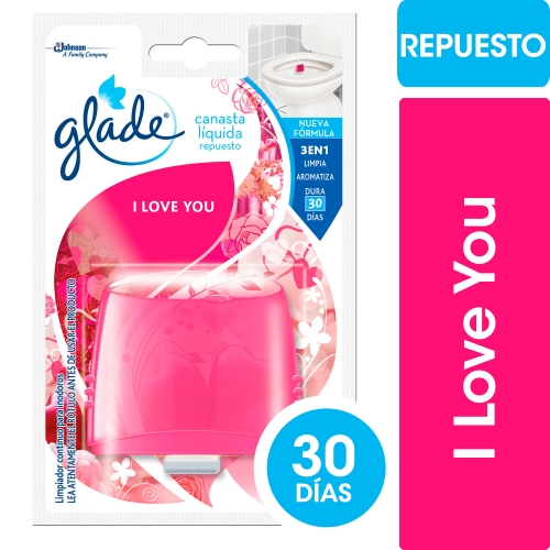 GLADE CANASTA LIQUIDA REP I LOVE YOU 50 ML (839)