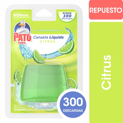 PATO CANASTA LIQUIDA REP CITRUS 50 ML (1402)