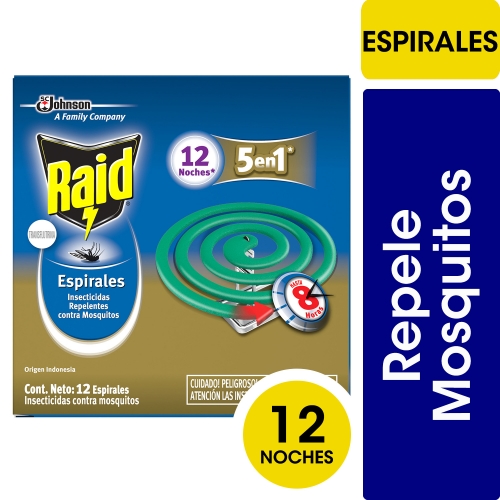 RAID ESPIRALES VERDE ESTUCHES 24x12UN (1255)