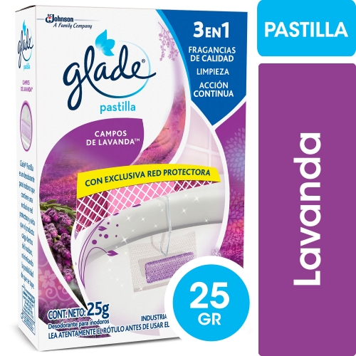 GLADE PASTILLA LAVANDA 25 GR (801)