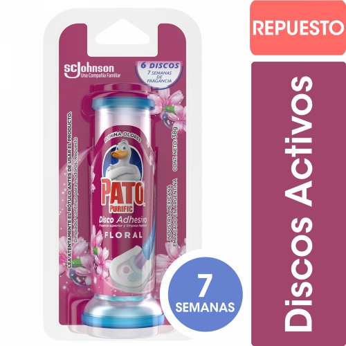 PATO DISCO ADHESIVO FLORAL REP 24 X 36 ML LT01 (1413)