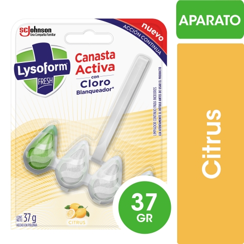 LYSOFORM CANASTA SOLIDA PREMIUM CITRUS 37g (814)