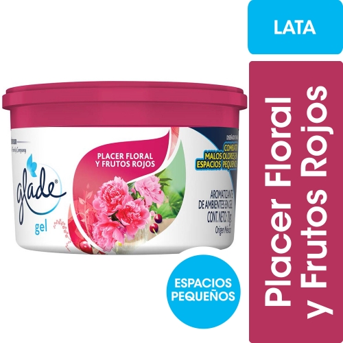 GLADE MINIGEL PLACER FLORAL Y FR ROJOS 70 GR (1098)