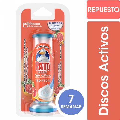 PATO DISCO ADHESIVO TROPICAL REP 24 X 36 ML LTO2 (1409)