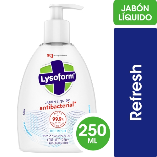 LYSOFORM JABON LIQUIDO REFRESH 250 ML (3004)