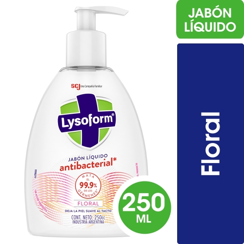 LYSOFORM JABON LIQUIDO FLORAL 250 ML (3005)