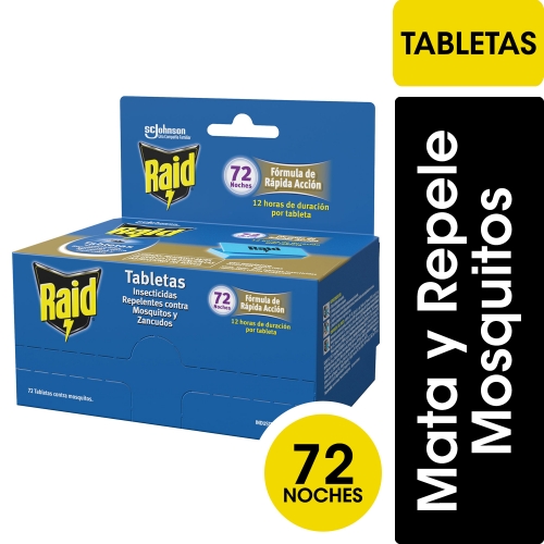 RAID TABLETAS REP X 72 (1177)