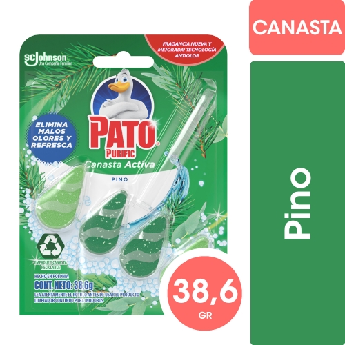 PATO PURIFIC CANASTA SOLIDA PREMIUM PINO 38.6gr (1418)