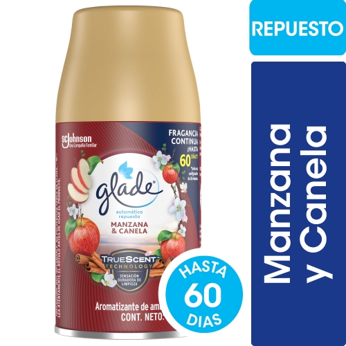 GLADE AUTOM REP MANZANA Y CANELA 270ml (1123)