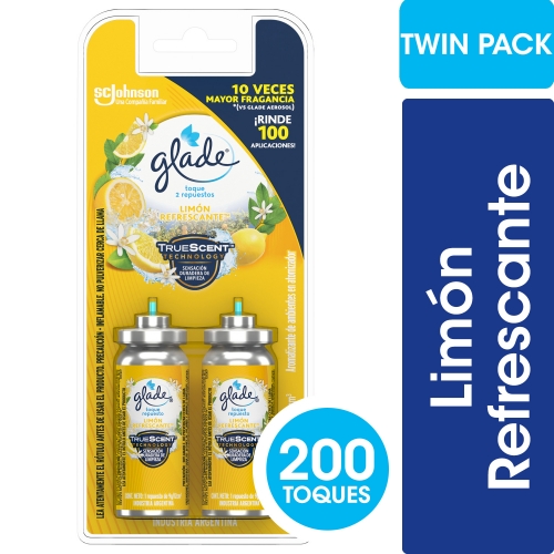 GLADE TOQUE REP LIMON REFRESC. TWINPACK 2x9 gr (1111)