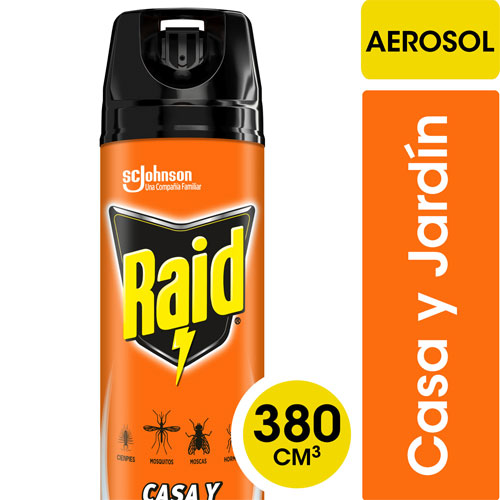 RAID AEROSOL CASA Y JARDIN 380 ML (1130)