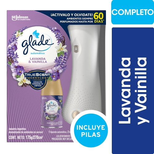 GLADE AUTOM FULL LAVANDA Y VAINILLA 270 ml (1135)