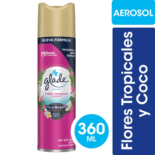 GLADE AEROSOL TROPICAL FLORAL 360 ML (703)