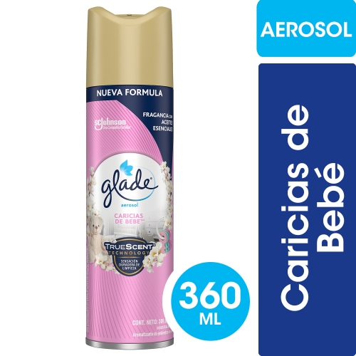 GLADE AEROSOL CARICIAS DE BEBE 360 ML (704)