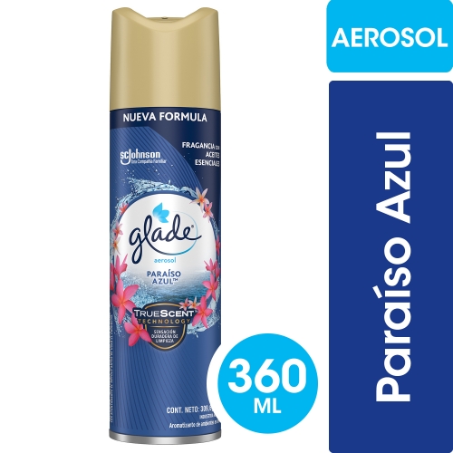 GLADE AEROSOL PARAISO AZUL 360 ML (711)