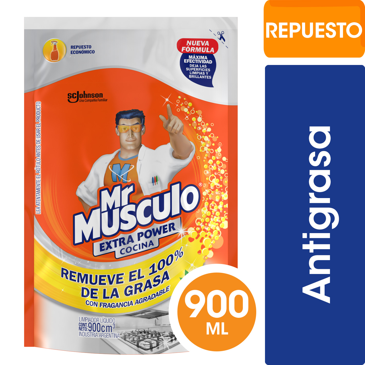 MR MUSCULO ANTIGRASA COCINA DP 900 ML (5029)