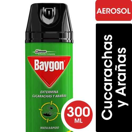 BAYGON AEROSOL MATA CUCARACHAS 300 ML (1836)