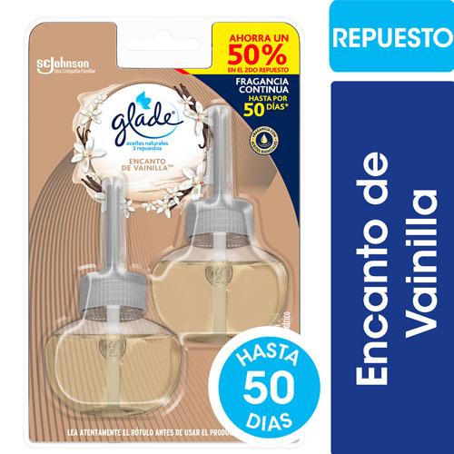 GLADE ACEITE NAT TWINPACK VAINILLA (1070)