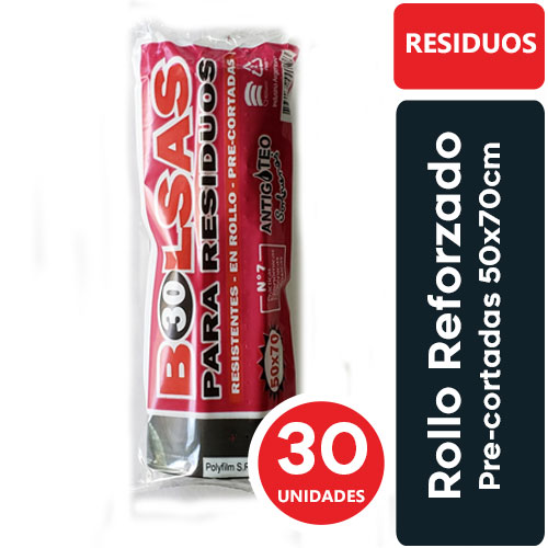 ROLLO RESIDUOS REFORZ. 5070 X30 (9004)