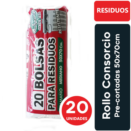 ROLLO RESIDUOS PR. ROLL 50x70 x20  L (9005)